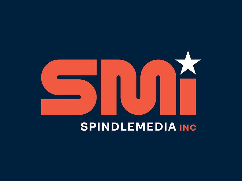 Spindlemedia — unused concept brand identity branding lettering logo logotype monogram software star tax taxes technology texas typography