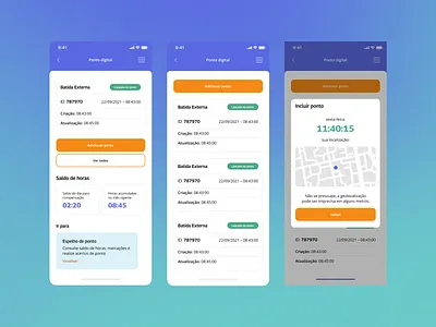 DigiRH - Mobile App design interface interface design layout ui uxui web webdesign