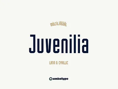 Juvenilia - Modern Display Font font design header font sans serif type кириллица