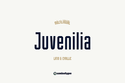 Juvenilia - Modern Display Font font design header font sans serif type кириллица