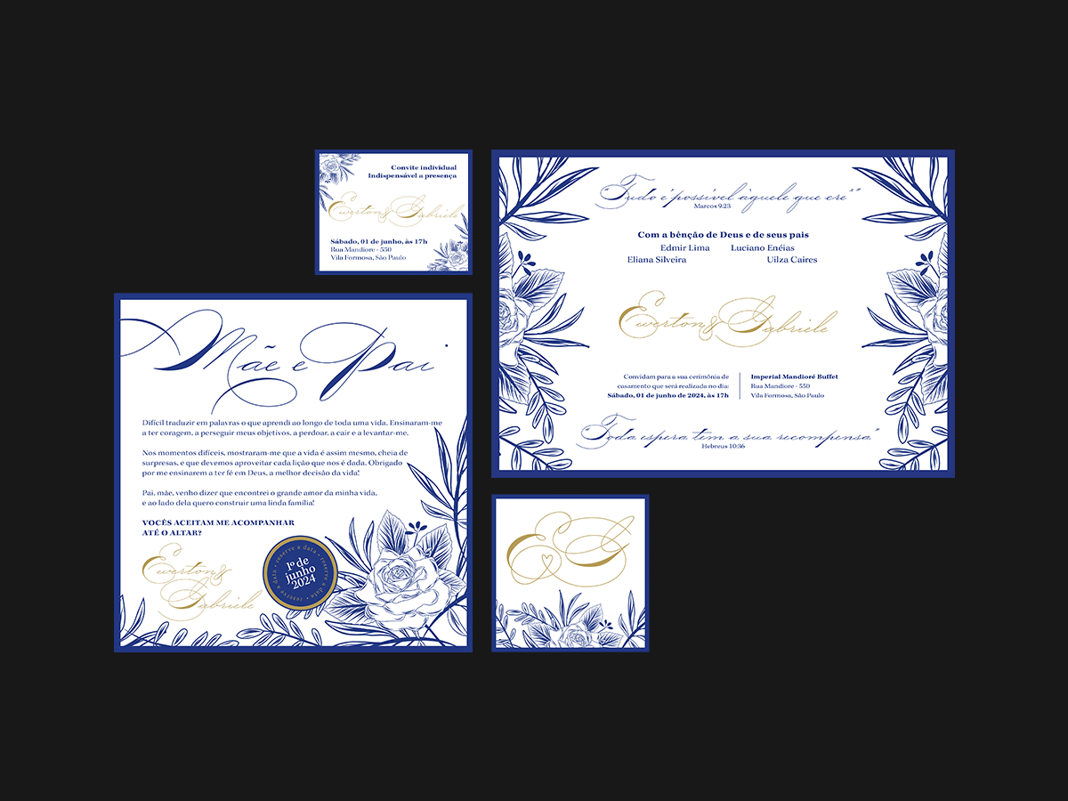 Convite de casamento blue classic design graphic design invitation print wedding wedding invitation