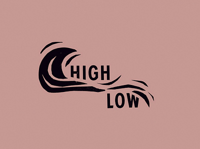 High/low collage collage high lettering low wave waves