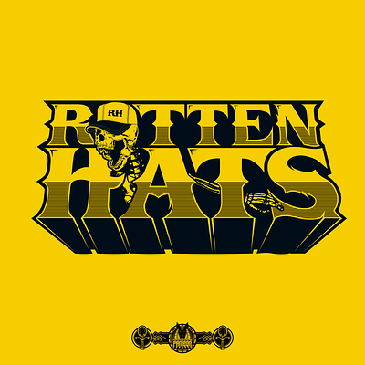 Logo Design for Rotten Hats branding logo vector