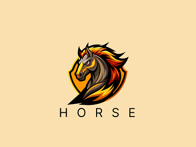 Horse Logo animal animal graphic design animal logo design branding design graphic design horse horse graphic horse graphic design horse logo horse logo design horse vector logo design illustration logo unicorn unicorn graphic design unicorn logo design vector