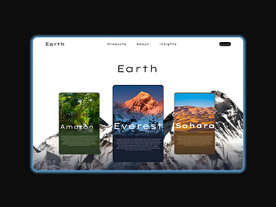 Earth 🌍 3d animation branding figma graphic design motion graphics prototyping typography ui ux