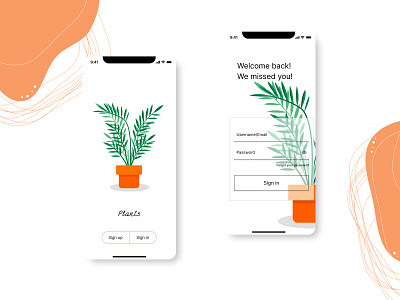 Sign in page dailyui design illustration ui uxui design