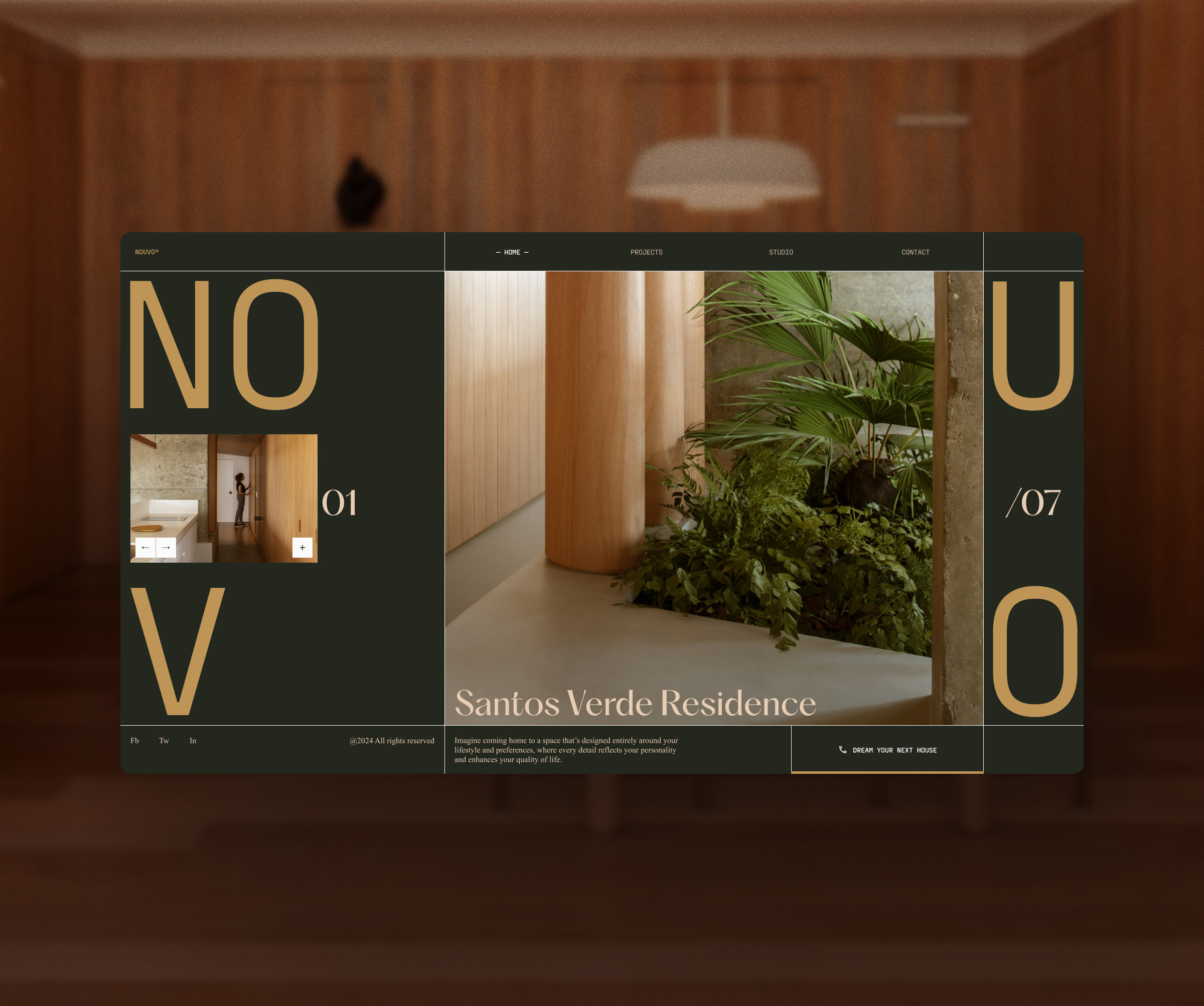 Architecture Studio landing page concept archit architecture branding design graphic design layout typography ui website