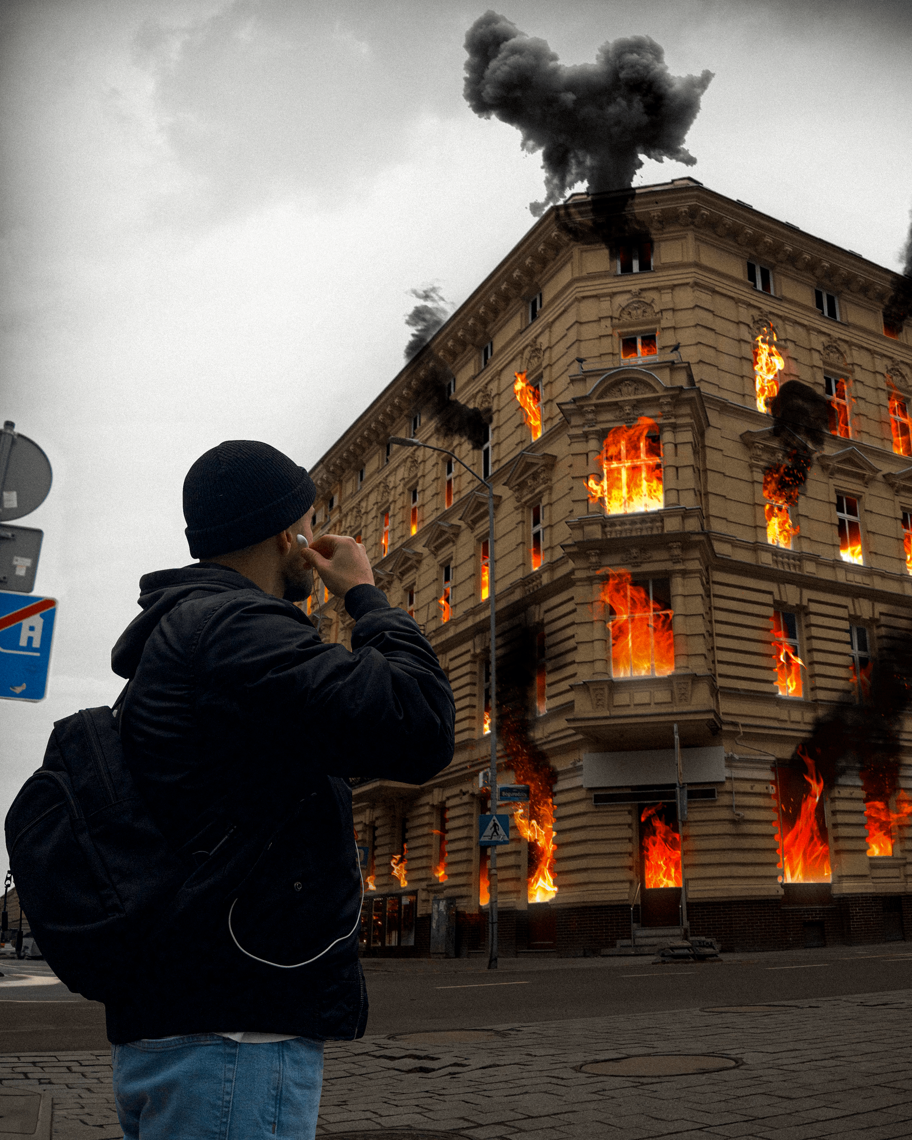 Example of Photoshop, Photo Processing, Editing