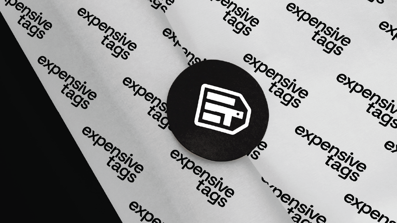 Expensive Tags branding design graphic design illustration logo motion graphics typography vector