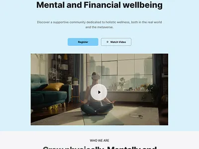 Mirrors Wellness Club blockchain ui ux wellness