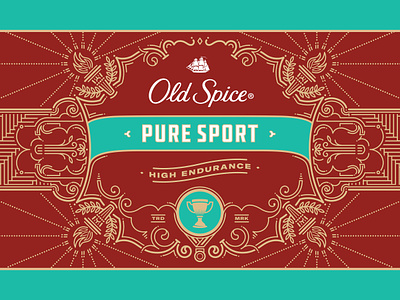 Pure Sport design filigree graphic design illustration label logo monoline packaging print typography