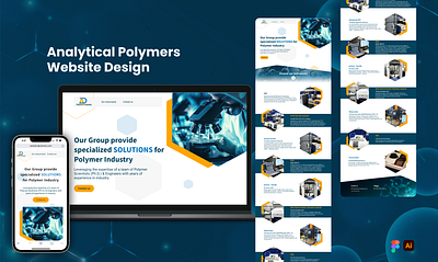 Analytical Polymers Website figma ux website design
