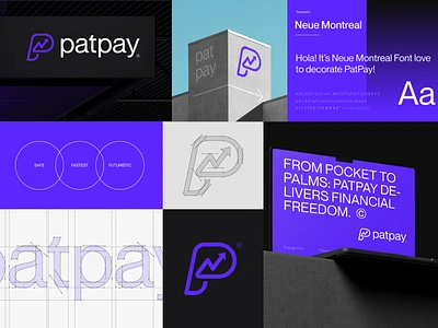 PatPay Brand Identity Design. brand and identity brand design brand identity branding creative logo design finance logo geometric logo geometric logotype icon logo logotype modern logo symbol tech branding tech logo technology logo visual identity