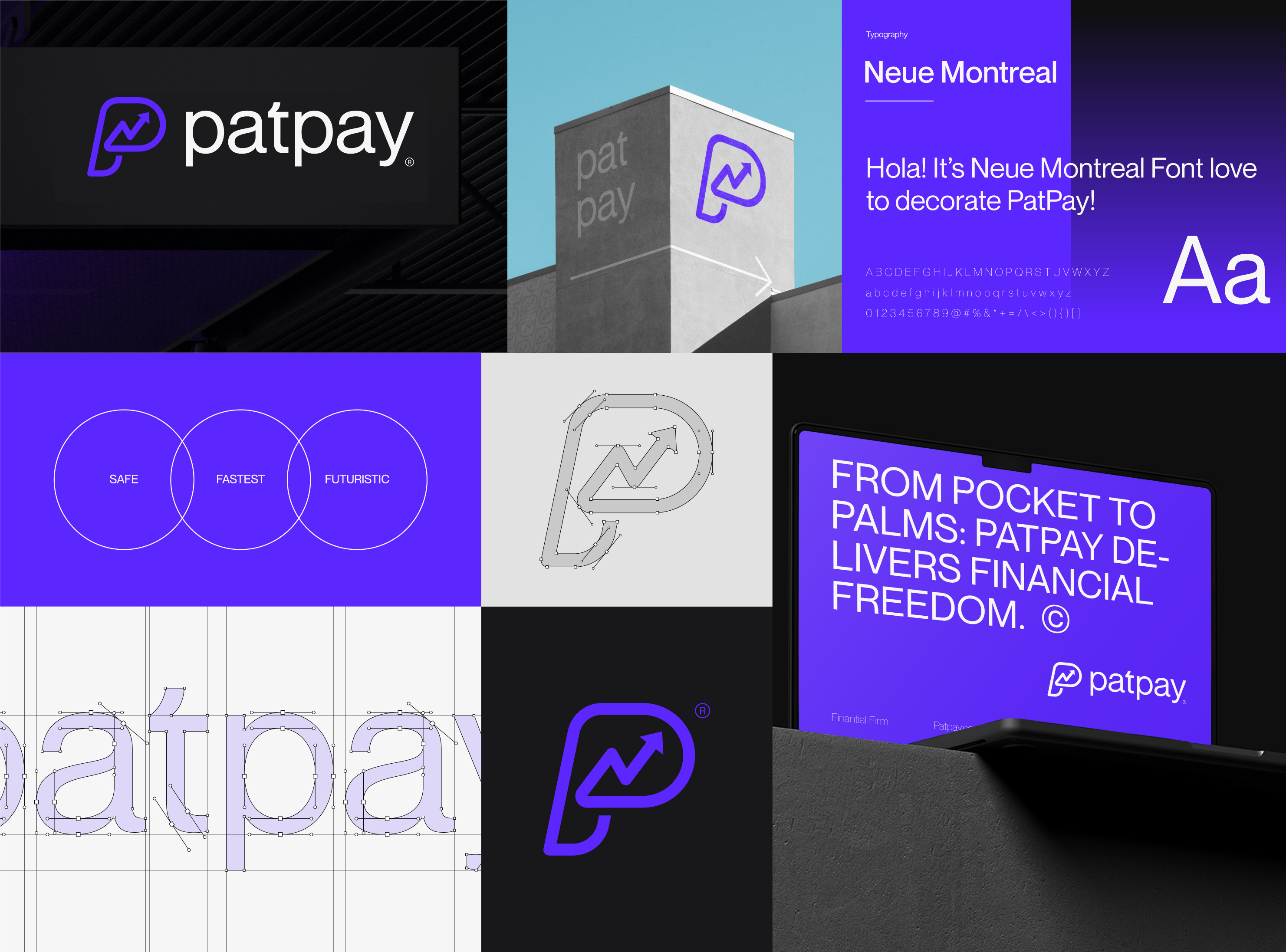 Example of PatPay Brand Identity Design.