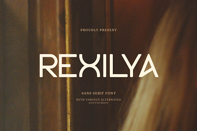 Rexilya | Modern Sans Serif beauty classy classy serif elegant elegant font elegant fonts luxury font minimalist font modern font sans serif watermark font wedding font