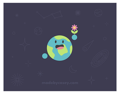 Earth Day blue celebration cute day earth earth day excited excitement globe green happy illustration international land mother earth planet plant terra vector water