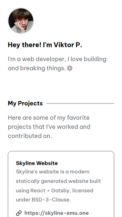 My "portfolio" and contact webpage. frontend graphic design ui website