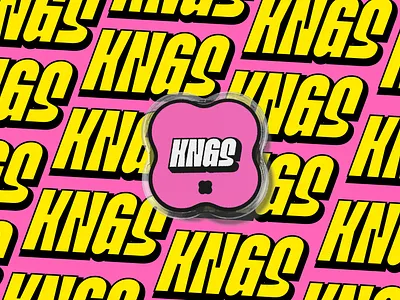 KNGS brand branding graphic design grinder herb grinder key visual weed