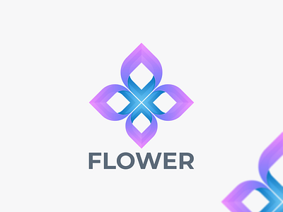 FLOWER branding design flower flower coloring flower design logo flower logo graphic design icon logo