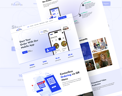 Point of Sale Website Home Page Ui Design design figma landing page ui desing uxui website design