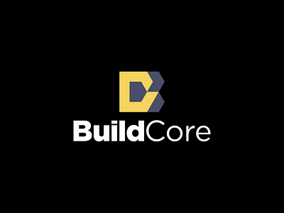 BuildCore 3d bc bcmonogram branding combination design graphic design icon logo logodesign logogram logomark minimalist symbol vector