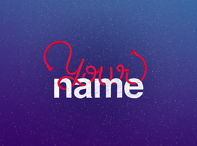 Your Name animation branding design logo movie typography your name