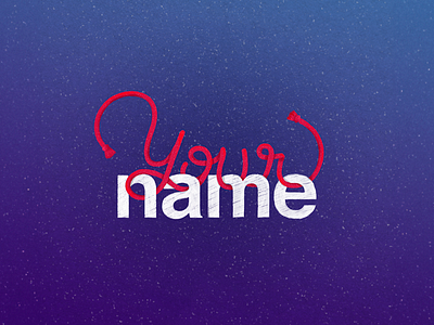 Your Name animation branding design logo movie typography your name