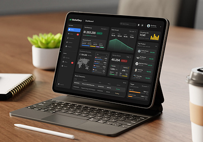 Sales Admin Dashboard admin analysis analytics business dashboard data ecommerce finance financial growth ipad market mockup revenue sales statistic statistics transaction ui uiux