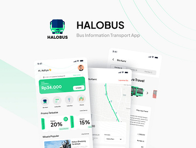 HaloBus - Information Transport App design mobile apps mobiledesign ui ui design