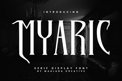 Myaric Serif Display Font branding font fonts graphic design logo nostalgic