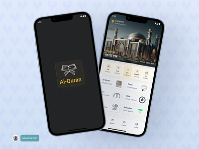 Introducing Al-Quran App UI Design: A Modern Approach to Islamic dailyislamicpractice islamicappdesign islamicappdevelopment mobile apps mobileappdesign muslimapp quranappui ui desing ux uxui