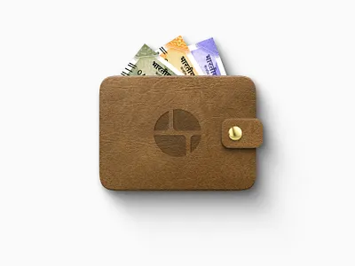 Wallet illustration — Made in Figma app design finance finance app fintech minimal money money app ui wallet wallet design wallet illustration