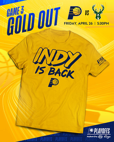 Indiana Pacers Indy Is Back Shirt design illustration