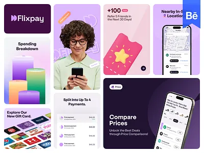 Flixpay Fintech Branding banking app best fintech app brand design brand guidelines brand identity branding buy now pay later design inspiration finanace branding finance finance apps fintech fintech app fintech branding identity mobile banking app pay later apps shopping app startup branding visual identity