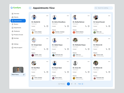 Patient Appointments View Dashboard admin appointment data visualized appointments appointments view dashboard dashboard responsive design doctor appointment figma health care medical medical dashboard medicine mobile app design patient appointment patients ui ui design uiux design website design