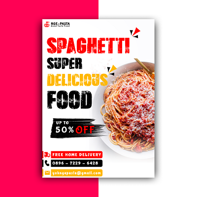 Italy Traditional Food Design - Spaghetti animation branding design food design inspiration design lovers designer figma flyer design food food lovers foodie graphic design illustration italy style menu design motion graphics spaghetti ui vector