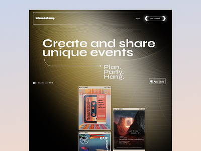 Event-making website concept acid design event landing page party ui web webdesign
