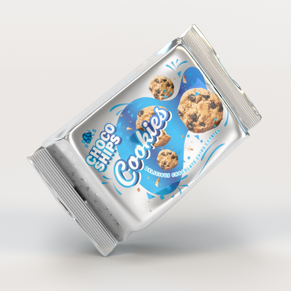 Example of Packaging Design + 3D Visualization