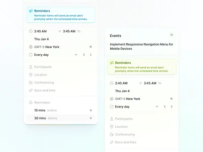 Templates / Events design events figma product design ui ui kit