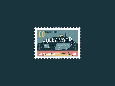 Hollywood branding city design font graphic design hill hollywood icon icon set illustration landmark letters location logo los angeles place sign typo us usa