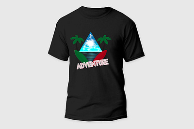 Adventure tshirt adventure america branding california custom design facebook graphic design illustration los angeles marketing tshirt typography