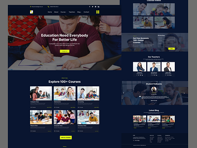 Online course education website e learning education education website online course education website online course website online learing ui uiuxdesign ux