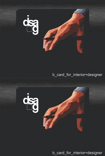 Business card concept for an interior designer business card creative graphic designer