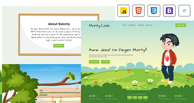 MortyCash Coin Tailwind CSS Website Template crypto currency crypto token cryptobusiness css currency html meme coin landing page memecoin memecoin web template mortycash coin web template motrycash meme coin motrycashcoin responsive tailwind tailwind template web template website template