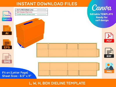 Corrugated shipping Box, Cardboard Carton box box die cut branding design dieline illustration packaging packaging design vector
