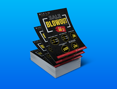 Blowout Sale Design adobe photoshop adobeillustrator ajking ajkingnwl ajnwl canva designer dribbble fiverr graphic design