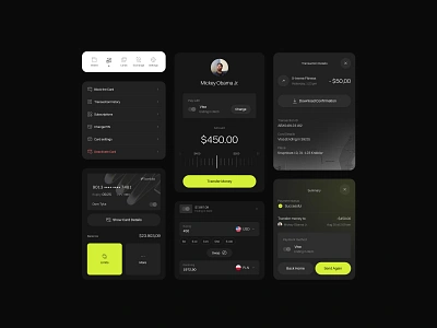 bankito / mobile app / {components} app application banking component components design digitalproduct elements finance fintech gradients modern productdesign ui ui design uikit ux vibrant