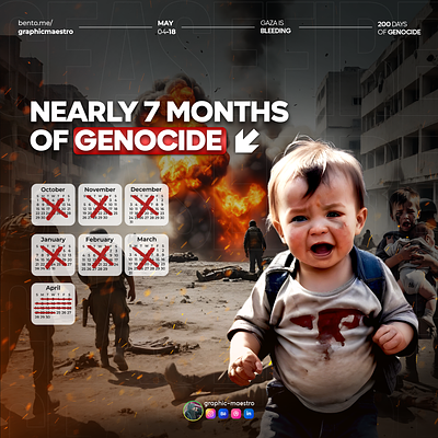 Gaza Poster gaza genocide graphic design palestine posterart visualidentity war