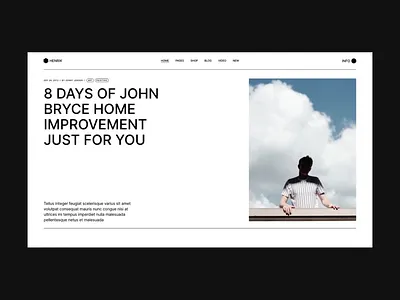 Henrik Magazine Website animation art direction branding creative design figma flat layout magazine magazinedesign minimal minimalism minimalist modern ui ux web webdesign website whitespace