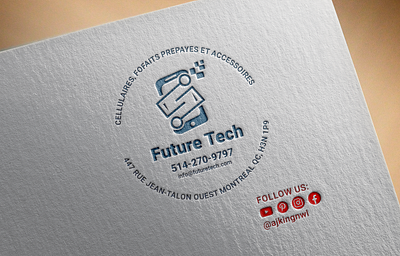 Future Tech Name Logo adobe illustrator adobe photoshop ajking ajkingnwl ajnwl canva designer dribbble future tech name logo logo logo designer technology logo